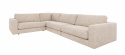 Ecksofa \'Duncan\' - Hellgrau