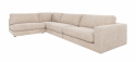 Ecksofa \'Duncan\' Links - Hellgrau