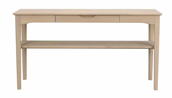 Relieftisch 'Markham' 140cm - Weiß pigmentiert