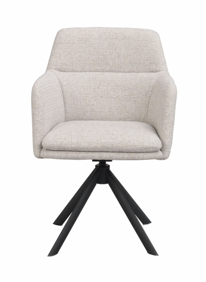 Sessel 'Gladstone' - Hellbeige/Schwarz