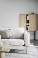 3-Sitzer-Sofa \'Braden\' - Hellbeige/Eiche
