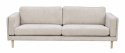3-Sitzer-Sofa \'Braden\' - Hellbeige/weiß pigmentiert