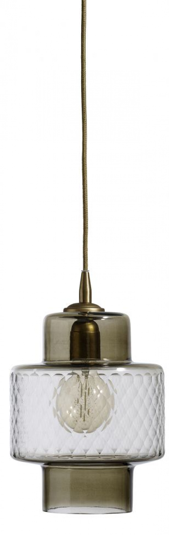 Deckenleuchte 'Rauchglas'