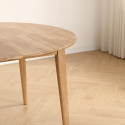 Esstisch \'Saba\' rund 120 cm - Eiche