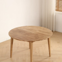 Esstisch \'Saba\' rund 120 cm - Eiche