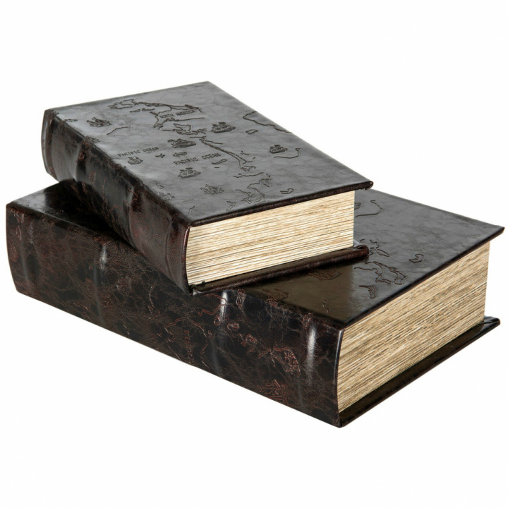 Bücherregal 2 Stück - Dunkelbraun