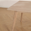 Esstisch \'Line\' 180 cm – Weiß pigmentiert