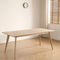 Esstisch \'Line\' 180 cm – Weiß pigmentiert