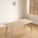 Esstisch \'Line\' 180 cm – Weiß pigmentiert