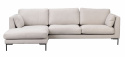 Sofa \'Corwin\' Chaiselongue links - Hellbeige