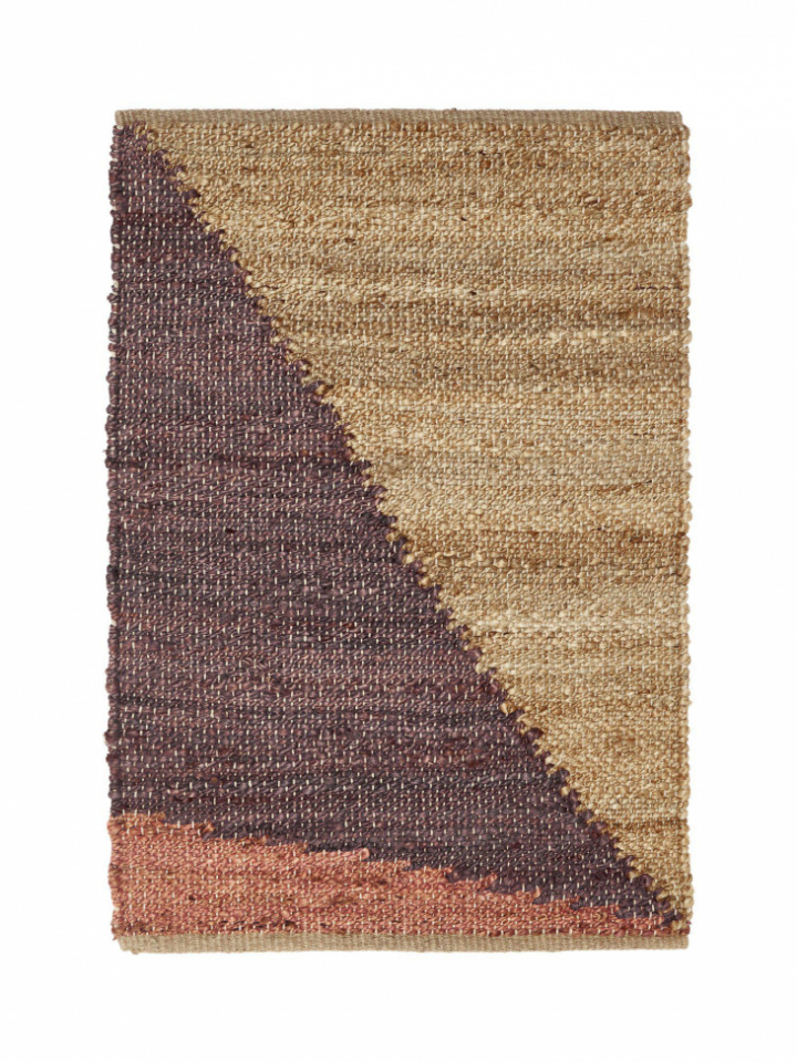 Teppich \'Brita\' 60x90 - Lila in der Gruppe Einrichtung / Teppiche / Kurzflor Teppiche bei Reforma (1296-91-187)