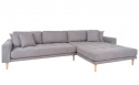 Sofa \'Lido\' Rechts - Hellgrau