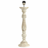 Lampfot 'Lodge' - Vintage/Vit 46 cm