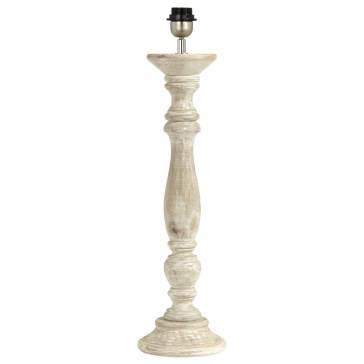 Lampfot 'Lodge' - Vintage/Vit 46 cm