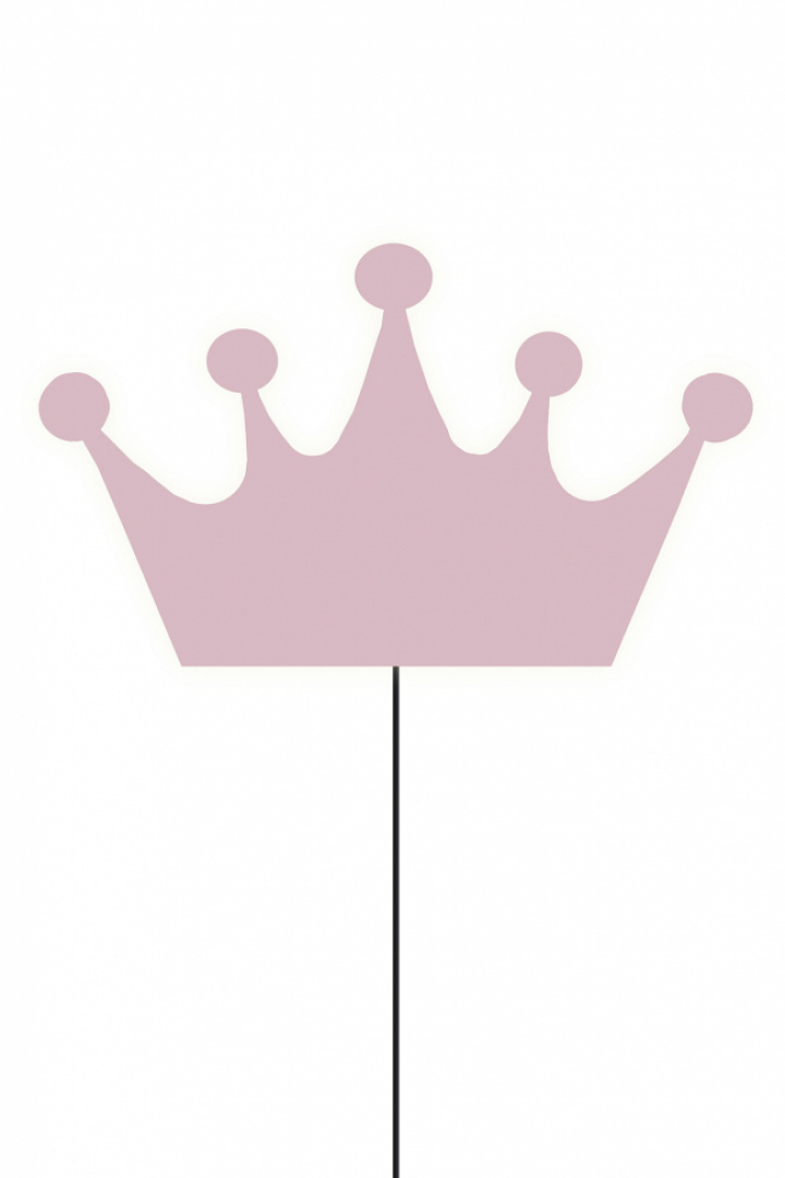 Wandleuchte \'Krone\' - Pink in der Gruppe Zimmer / Kinderzimmer / Lampen bei Reforma (131404)