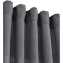 Vorhang \'Cecil\' 2er-Pack 145x260 - Grau