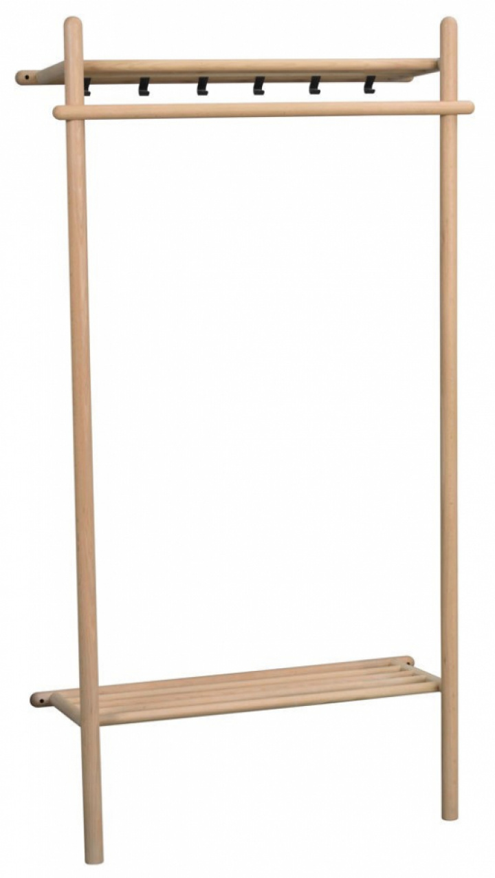 Kleiderständer \'Milford\' - Eiche in der Gruppe Möbel / Regale & Aufbewahrung / Schuhregale & Fluraufbewahrung bei Reforma (134266)