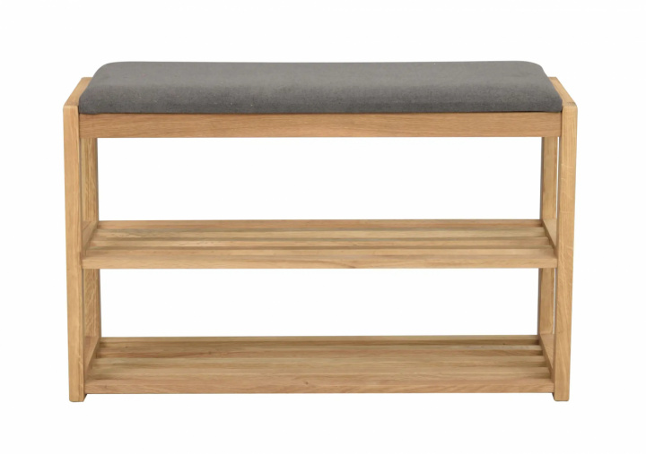 Schuhregal \'Confetti\' - Natur/Grau in der Gruppe Möbel / Regale & Aufbewahrung / Schuhregale & Fluraufbewahrung bei Reforma (134360)