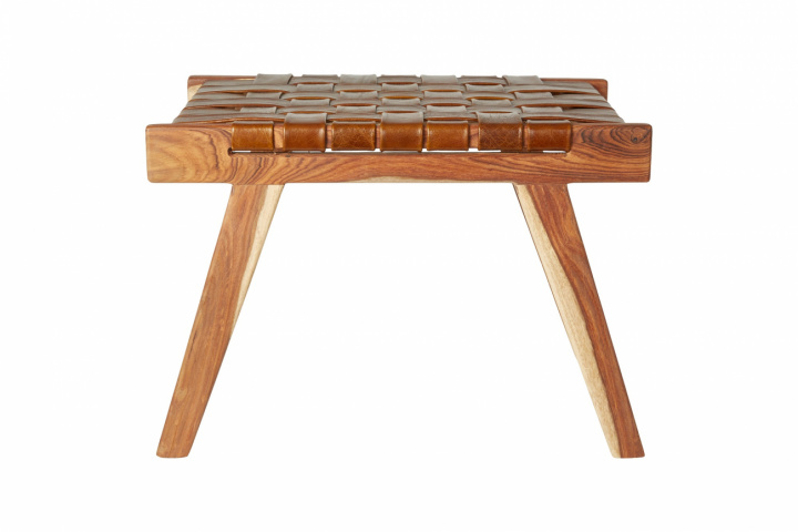 Bank - Natur / Leder 60x40 in der Gruppe Möbel / Stühle und Polstermöbel / Bänke bei Reforma (140125)