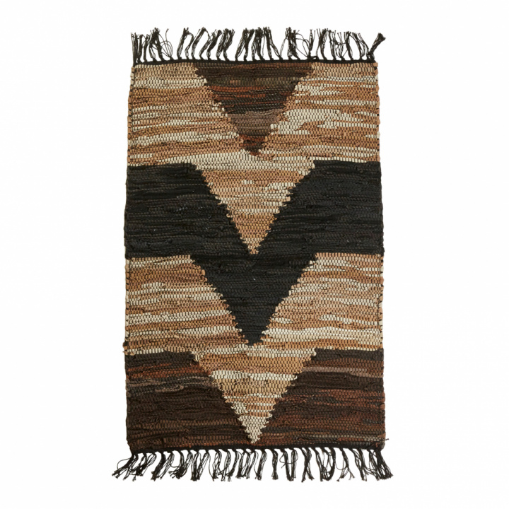 Teppich \'Leder\' - Multi 70x140 in der Gruppe Einrichtung / Teppiche / Gewebte Teppiche bei Reforma (141804)