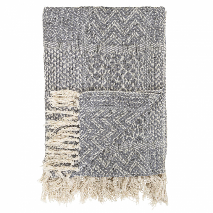 Plaid 'Recycled Cotton' - Grau