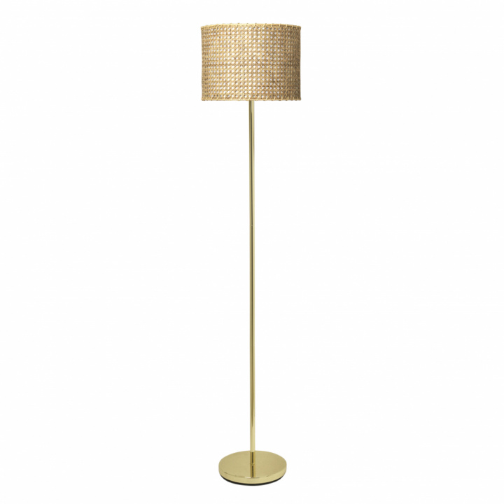 Stehlampe 'Ruben' - Rattan