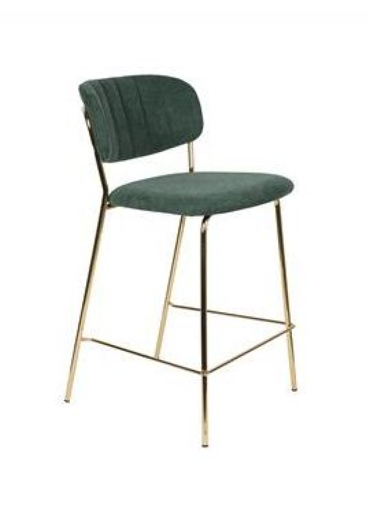 Barhocker 'Jolien' - Grün/Gold