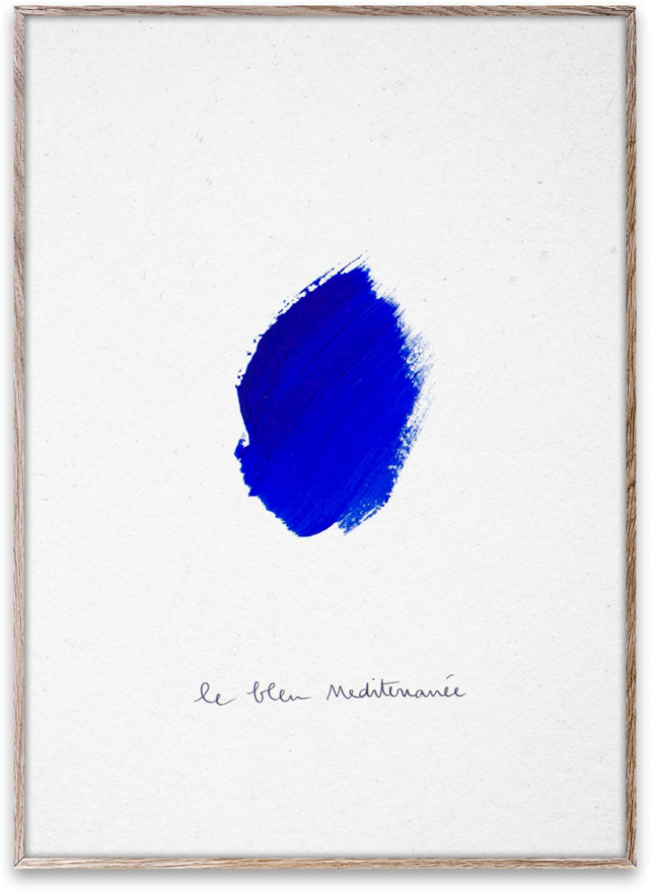 Plakat 'Le Bleu I' 30x40 - Blau