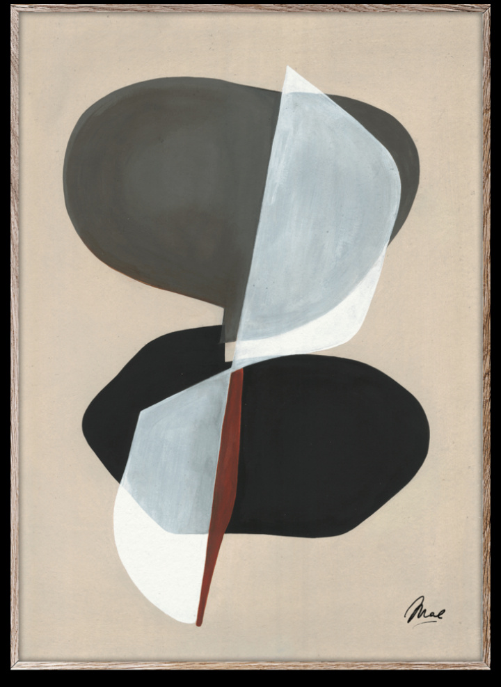 Poster 'Komposition 01' 30x40 - Multi