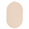 Wandspiegel Oval - Messing/Roségold 24x34cm