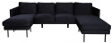 Diwansofa \'Åland\' - Schwarz