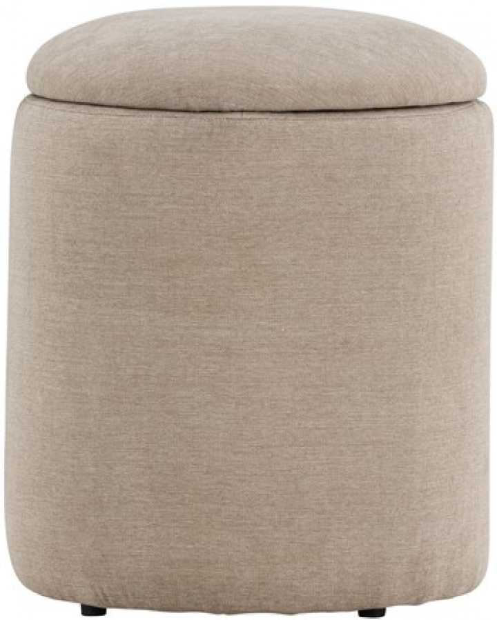 Sitzpuff \'Skara\' Beige 32*40 cm - Beige in der Gruppe MBEL / Sthle und Polstermbel / Hocker & Polsterhocker bei Reforma (15568-113)