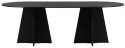Esstisch \'Blomstermala\' 115x230cm - Schwarz