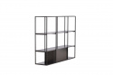 Schrank \'Alingsås\' 150x120cm - Schwarz