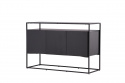Schrank \'Kingsport\' 120x80cm - Schwarz