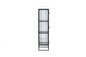 Schrank \'Grebbestad\' 70x160cm - Schwarz