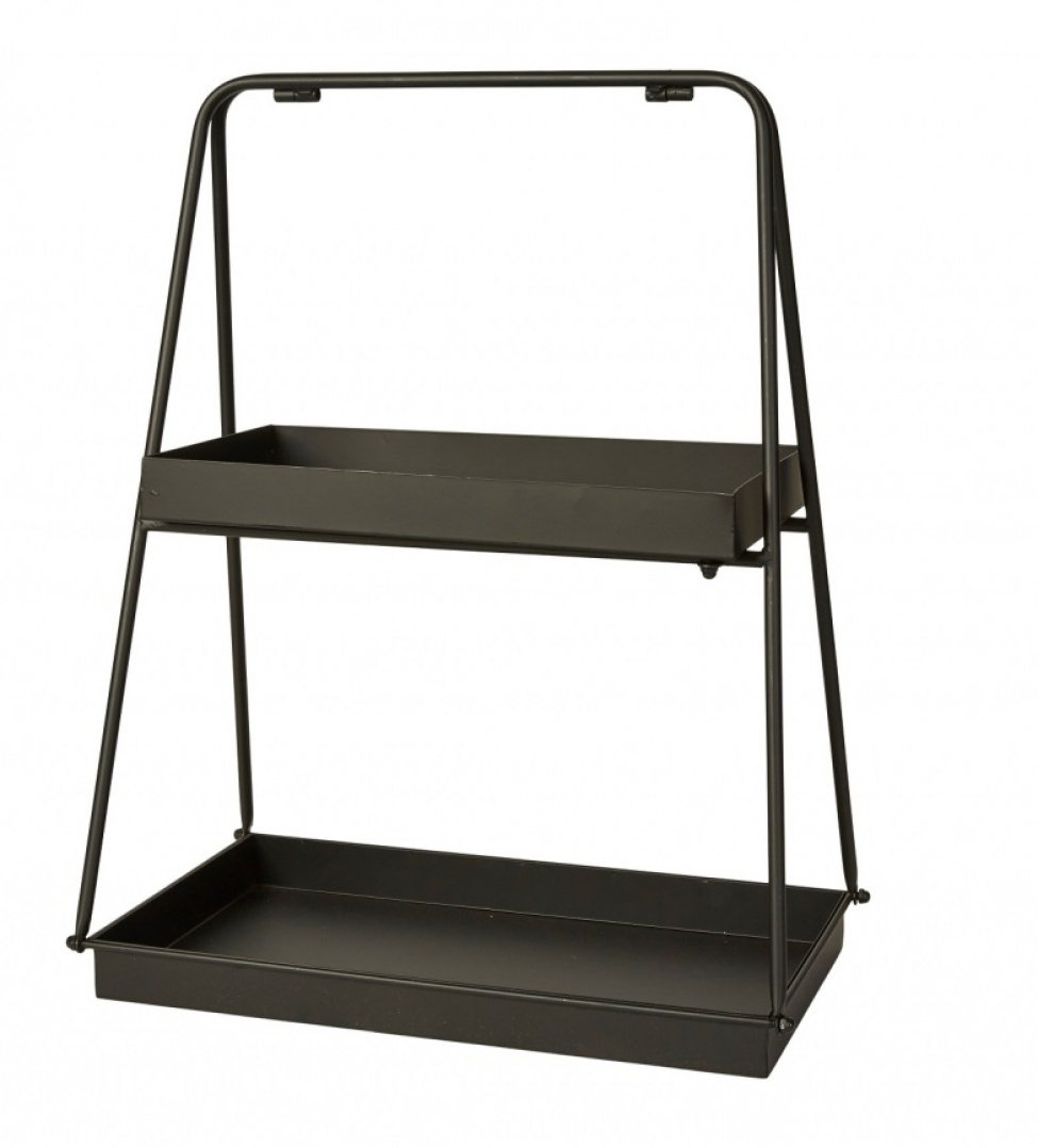 Tabletttisch - Schwarz 49x27