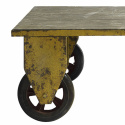 Vintage Tisch mit Rädern - Zug