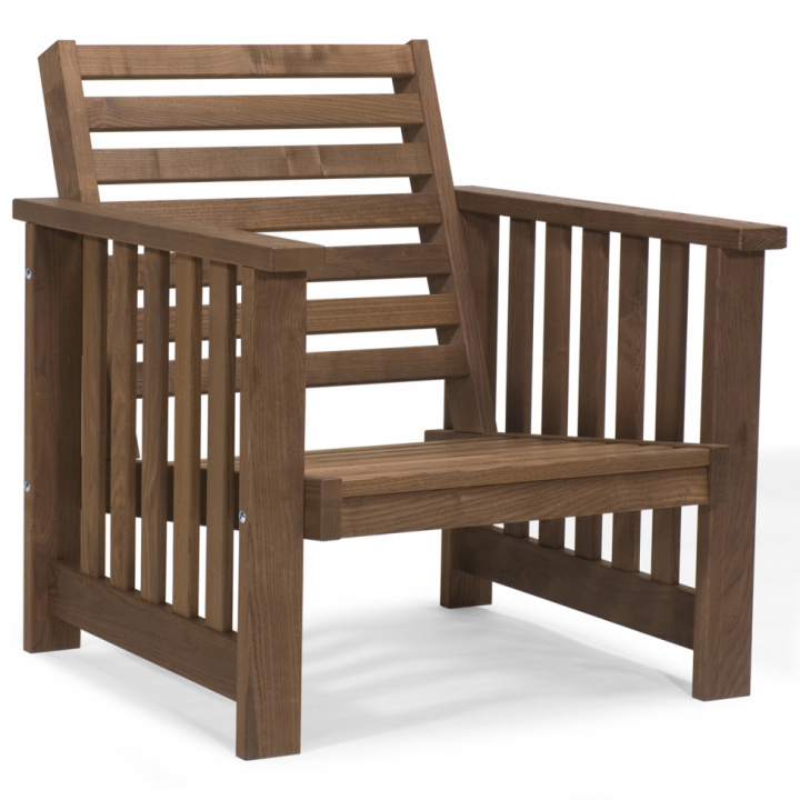 Loungesessel \'Gotland\' - Braun in der Gruppe Möbel / Gartenmöbel / Outdoor-Sessel bei Reforma (170144)