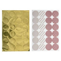 Aufkleber 48pcs - Gold / Pink