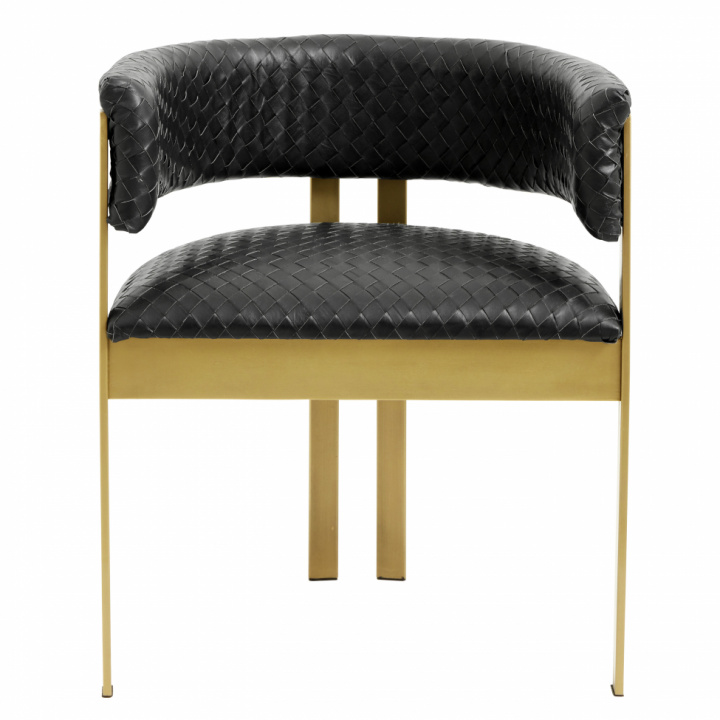 Stuhl \'EA\' - Gold / Schwarz in der Gruppe Möbel / Stühle und Polstermöbel / Stühle bei Reforma (1756)