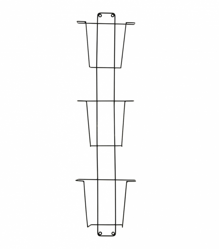 Zeitungsständer Wall Black - Madam Stoltz