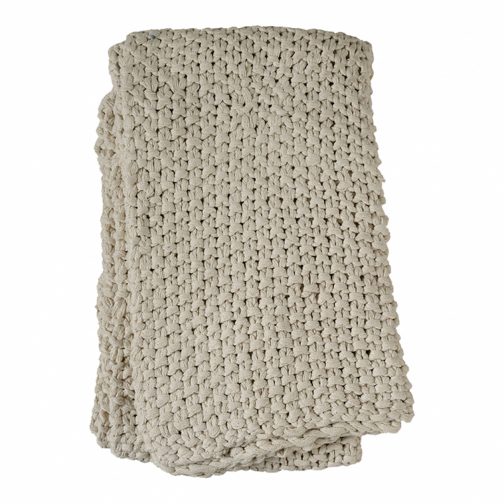 Plaid \'Drottningholm\' - Beige in der Gruppe Einrichtung / Textilien / Teppiche & Decken bei Reforma (17DRO23700N02)