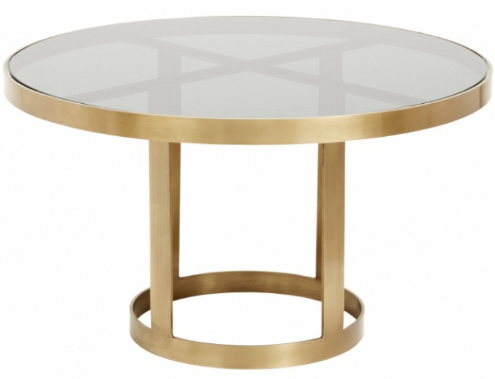 Couchtisch - Gold / Glas