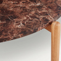 Couchtisch \'Marble\' S - Braun
