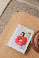 Couchtisch \'Frida\' 80x80cm - Natur/Schwarz