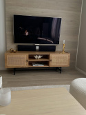 TV-Bank \'Stil\' - Natur/Schwarz
