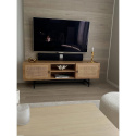 TV-Bank \'Stil\' - Natur/Schwarz