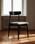 Esszimmerstuhl \'Ystad\' - Schwarz/Grau