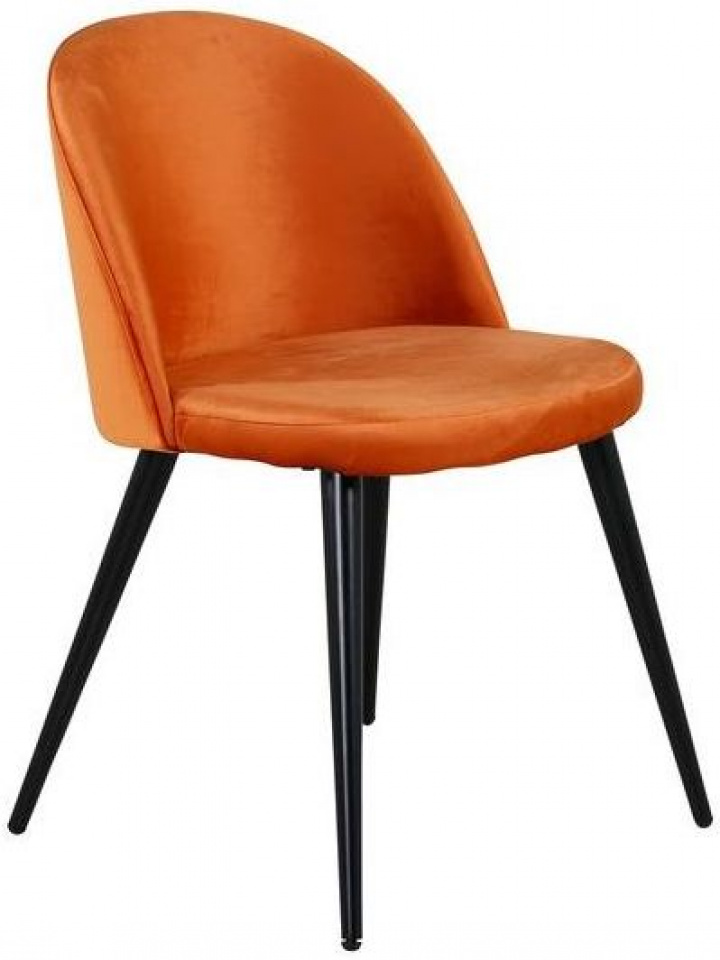 Stuhl \'Elverum\' - Orange/Schwarz in der Gruppe ZIMMER / Schlafzimmer / Lampen bei Reforma (19924-866)